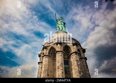 Hermannsdenkmal in Detmold / Hermann-Denkmal in Detmold Stockfoto