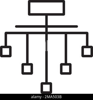 Darstellung des Strukturvektorsymbols Symboldesign Stock Vektor