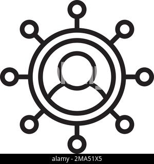 affiliate Vektorsymbol Symboldesign. Stock Vektor
