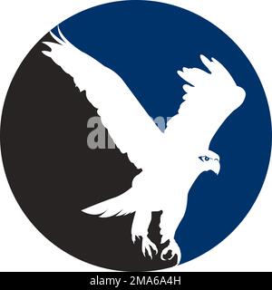 Eagle Icon Vector Illustration Vorlage Logo Design Stock Vektor