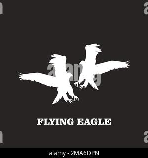 Eagle Icon Vector Illustration Vorlage Logo Design Stock Vektor