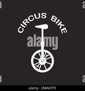 circus Bike Symbol Vektordarstellung Symboldesign Stock Vektor