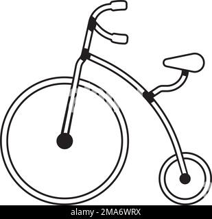 circus Bike Symbol Vektordarstellung Symboldesign Stock Vektor