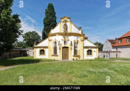 Maria Hilf Kapelle, erbaut 1731, Barock, Ellingen, Franken-Seengebiet, Mittelfrankreich, Franken, Bayern, Deutschland Stockfoto