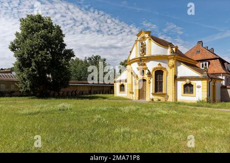 Maria Hilf Kapelle, erbaut 1731, Barock, Ellingen, Franken-Seengebiet, Mittelfrankreich, Franken, Bayern, Deutschland Stockfoto