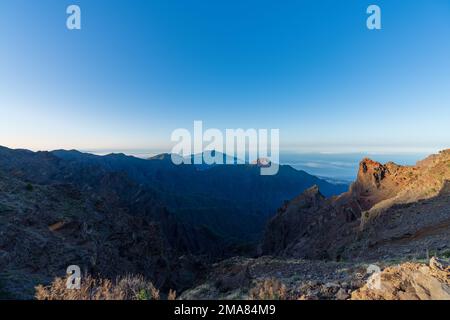 Caldera de Taburiente auf der Insel La Palma Stockfoto