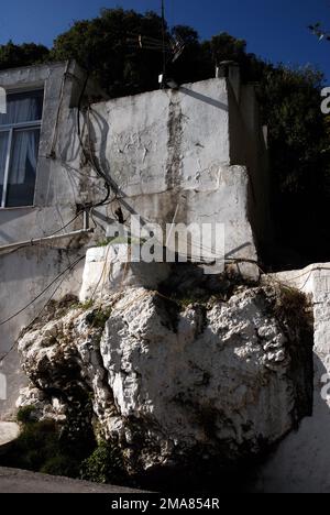 Griechenland, Dodekanes, Rhodos Island Platanias traditionelles Dorf Stockfoto