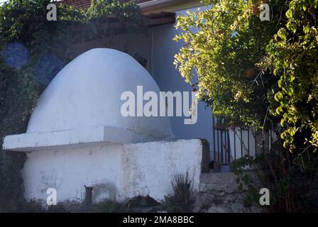 Griechenland, Dodekanes, Rhodos Island Platanias traditionelles Dorf Stockfoto
