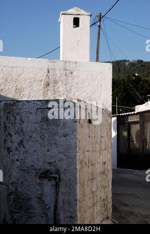 Griechenland, Dodekanes, Rhodos Island Platanias traditionelles Dorf Stockfoto