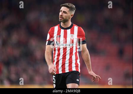 Yeray Alvarez vom Athletic Club während des Spiels Copa del Rey zwischen Athletic Club und RCD Espanyol im San Mames Stadium am 18. Januar 2023 in Bilbao, Stockfoto