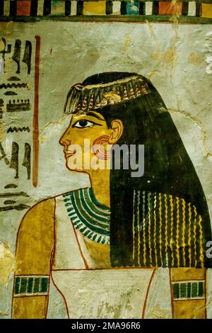 Merit, Grab des Sennefer, Gräber der Noblen, Theben-West, Ägypten Stockfoto