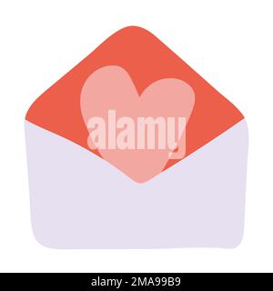 Schöner Umschlag mit großem Gehör Stock Vektor