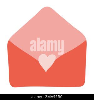 Schöner Umschlag mit großem Gehör Stock Vektor