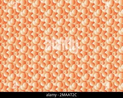 Luftblasen, Ballons. Nahtloses Muster. EPS 10. Vektor. 3D. Weicher Hintergrund. Schöne, weiche Farben. Rosa Seifenblasen. 3D Kreisformen. Stock Vektor