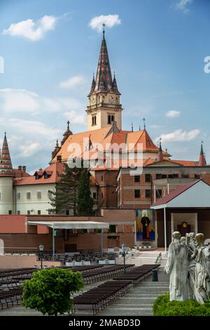 23.05.2016, Kroatien, Krapina-Zagorje, Marija Bistrica - der berühmte katholische Marienschrein Marija Bistrica, Kirche der Heiligen Jungfrau Maria, Front St. Stockfoto