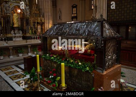 26.05.2016, Kroatien, Zagreb, Zagreb - Grab des umstrittenen Kardinals Alojzije Stepinac, Zagreb Kathedrale, Bischofskirche der römisch-katholischen A. Stockfoto