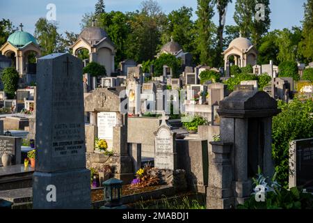 27.05.2016, Kroatien, Zagreb, Zagreb - zentraler multikonfessioneller Friedhof Mirogoj, gegründet 1876 (kaiserliche und königliche Monarchie) -1929, Gräber von C. Stockfoto