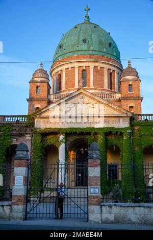 27.05.2016, Kroatien, Zagreb, Zagreb - Multi-denominational Central Cemetery Mirogoj, gegründet 1876 (k.K.-Monarchie) -1929, Kirche Christkoenig AT Stockfoto