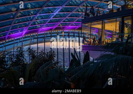 Die Aussicht vom Sky Garden, London Stockfoto