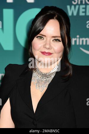 HOLLYWOOD, Kalifornien - 18. JANUAR: Melissa Hunter nimmt am 18. Januar 2 an der Premiere von Prime Video's „Shotgun Wedding“ im TCL Chinese Theatre Teil Stockfoto