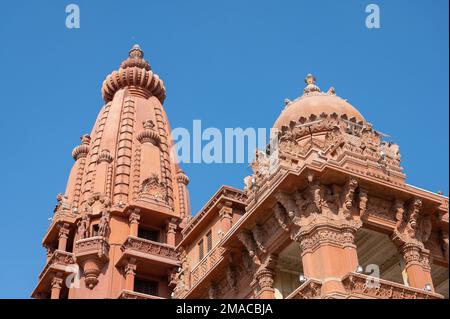 Baron Empain Palace, Heliopolis, Kairo, Ägypten. Im hindu-Stil. Stockfoto