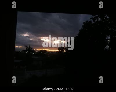 Nachtsicht auf Braelynn East London in Südafrika Stockfoto