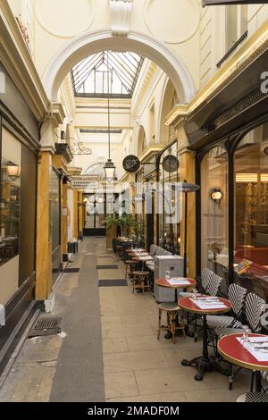 Passage Verdeau Passage Jouffroy Les Panoramas Paris Stockfoto