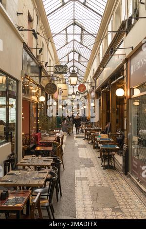 Passage Verdeau Passage Jouffroy Les Panoramas Paris Stockfoto