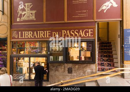 Passage Verdeau Passage Jouffroy Les Panoramas Paris Stockfoto