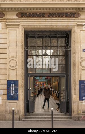 Passage Verdeau Passage Jouffroy Les Panoramas Paris Stockfoto