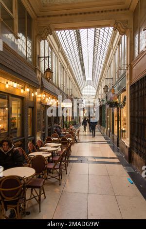 Passage Verdeau Passage Jouffroy Les Panoramas Paris Stockfoto