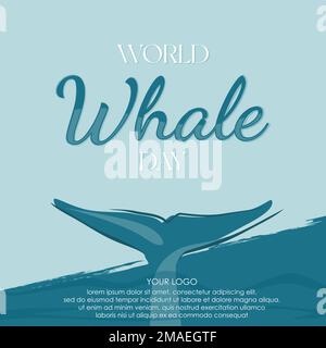 Hintergrund der Schablone zum Weltwaltag. Vektordarstellung Stock Vektor