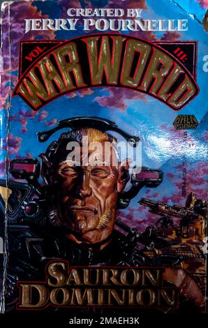 War World (Serie), kollaborative Science-Fiction-Bücher im CoDominium-Universum von Jerry Pournelle. 1991. Sauron Dominion Stockfoto