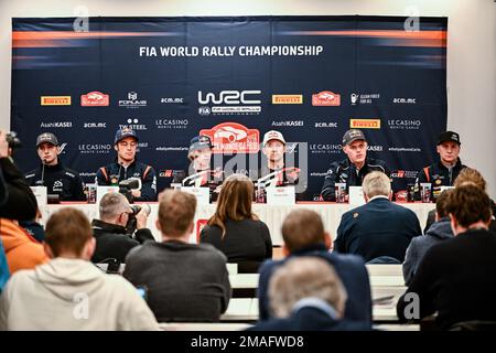 Monte Carlo, Fürstentum Monaco. 19. Januar 2023. Pressekonferenz, Monaco Credit: Unabhängige Fotoagentur/Alamy Live News Stockfoto