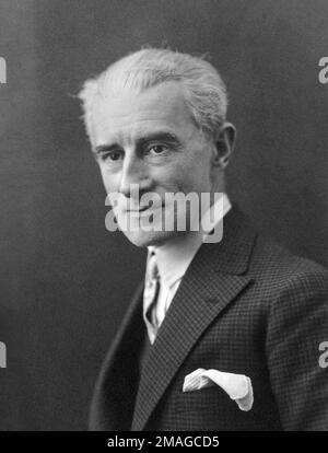 Ravel. Porträt des französischen Komponisten Joseph Maurice Ravel (1875-1937), 1925 Stockfoto