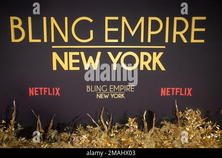 New York, New York, USA. 18. Januar 2023. (NEU) Netflix ist Gastgeber der New Yorker Einführungsveranstaltung Bling Empire. 18. Januar 2023, New York, New York, USA: Atmosphäre im Netflix veranstaltet Bling Empire: New York Launch Event im House of Red Pearl am 18. Januar 2023 in New York City. (Kreditbild: © M10s/TheNEWS2 via ZUMA Press Wire) NUR REDAKTIONELLE VERWENDUNG! Nicht für den kommerziellen GEBRAUCH! Stockfoto