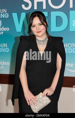 18. Januar 2023, Los Angeles, Kalifornien, USA: LOS ANGELES - 18. JANUAR: Melissa Hunter bei der Premiere der Shotgun-Hochzeit im TCL Chinese Theatre IMAX am 8. Januar 2023 in Los Angeles, CA (Kreditbild: © Nina Prommer/ZUMA Press Wire) REDAKTIONELLE VERWENDUNG! Nicht für den kommerziellen GEBRAUCH! Stockfoto