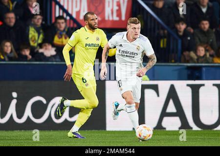 Vilarreal, Spanien. 19. Januar 2023. Spanisches Fußballspiel Villarreal gegen Real Madrid im La Ceramica Stadium, Vilarreal, Castellon 19. Januar 2023 Kroos 900/Cordon Press Credit: CORDON PRESS/Alamy Live News Stockfoto