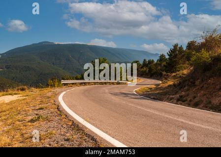 Berglandschaft in lleida spanien Stockfoto