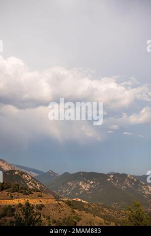 Berglandschaft in lleida spanien Stockfoto