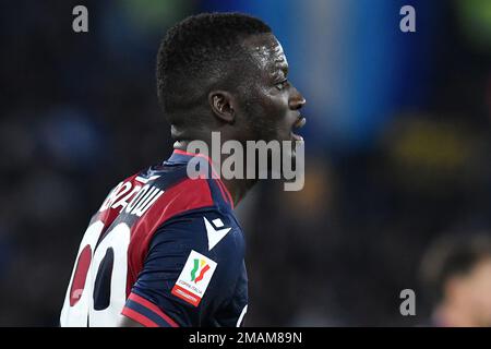 Stadio Olimpico, Rom, Italien. 19. Januar 2023. Coppa Italia Fußballrunde 16; Lazio gegen Bologna; Musa Barrow von Bologna Credit: Action Plus Sports/Alamy Live News Stockfoto