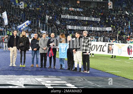 The Sinisa Mihajlovic während des Spiels der Coppa Italia League 2022 2023, Olimpico Stadium, Lazio gegen Bologna 19. Januar 2023 (Foto: AllShotLive/Sipa USA) Guthaben: SIPA USA/Alamy Live News Stockfoto