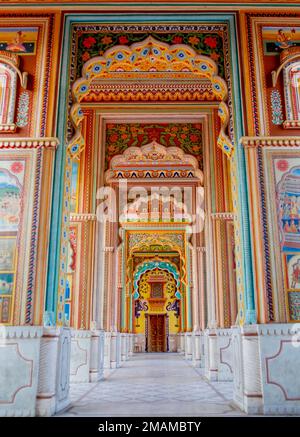 Das Patrika-Tor in Jaipur Indien Stockfoto