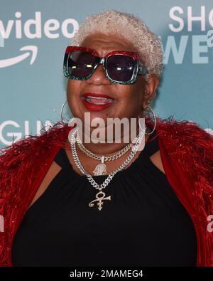 18. Januar 2023 - Hollywood, Kalifornien - Luenell. Los Angeles Premiere der „Shotgun Wedding“ von Prime Video im TCL Chinese Theatre. (Kreditbild: © Billy Bennight/AdMedia via ZUMA Press Wire) NUR REDAKTIONELLE VERWENDUNG! Nicht für den kommerziellen GEBRAUCH! Stockfoto