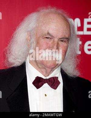 David Crosby, Sänger, Songwriter, Gitarrist und Mitbegründer von Crosby, Stills & Nash, starb nach einer langen Krankheit mit 81 Jahren in Los Angeles, ca. Am 19. Januar 2023. 13. Februar 2016 Los Angeles, Ca. David Crosby 2016 MusiCares Person of the Year Dinner zu Ehren von Lionel Richie im Los Angeles Convention Center © Tammie Arroyo / AFF-USA.COM Stockfoto