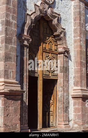 San Ignacio Mission, Baja California Sur. Mexiko Stockfoto