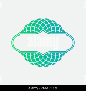 mandala-Logo-Elementvorlage, geeignet für Spa-, Yoga-, Meditations- und Spirituallogos im Vektorformat. Stock Vektor