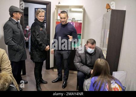 Nicht exklusiv: ODESA, UKRAINE - 19. JANUAR 2023 - außerordentliche und bevollmächtigte Botschafterin der Bundesrepublik Deutschland in der Ukraine Anka Fel Stockfoto