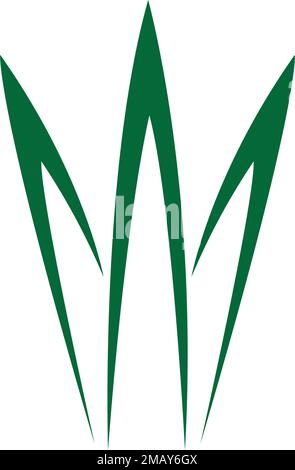 aloe Vera Logo-Design Stock Vektor