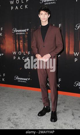 Los Angeles, Kalifornien. 19. Januar 2023. Zack Nelson bei Ankunft für WOLF PACK Premiere, Harmony Gold Theater, Los Angeles, CA 19. Januar 2023. Kredit: Elizabeth Goodenough/Everett Collection/Alamy Live News Stockfoto